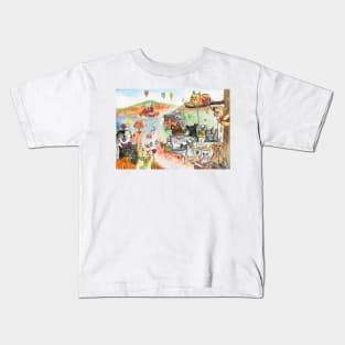 Fall in the forest Kids T-Shirt